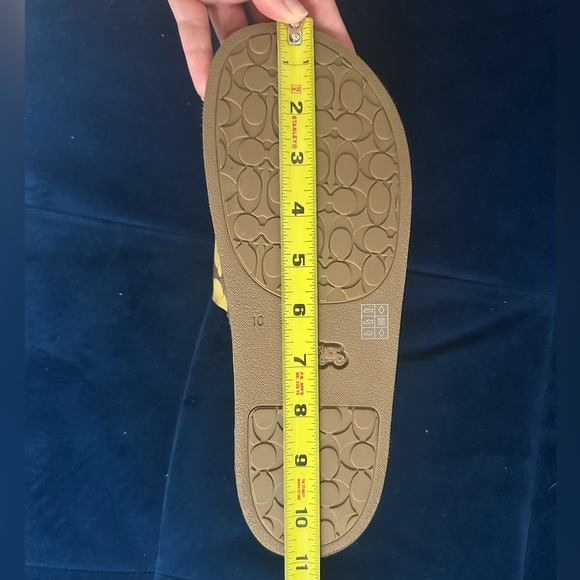 COACH Udele Sig Floral Sport Slide - Size 10 - Picture 5 of 5